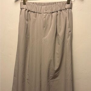 Varley Light Beige Maxi Skirt